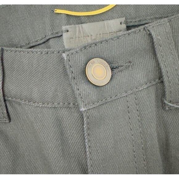 Saint Laurent Boot Cut Cropped Denim Jeans 28 - Picture 4 of 5